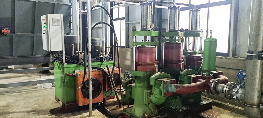 壓濾機柱塞泵三缸泵現場使用圖片5 洗煤廠大流量壓濾機節能入料泵